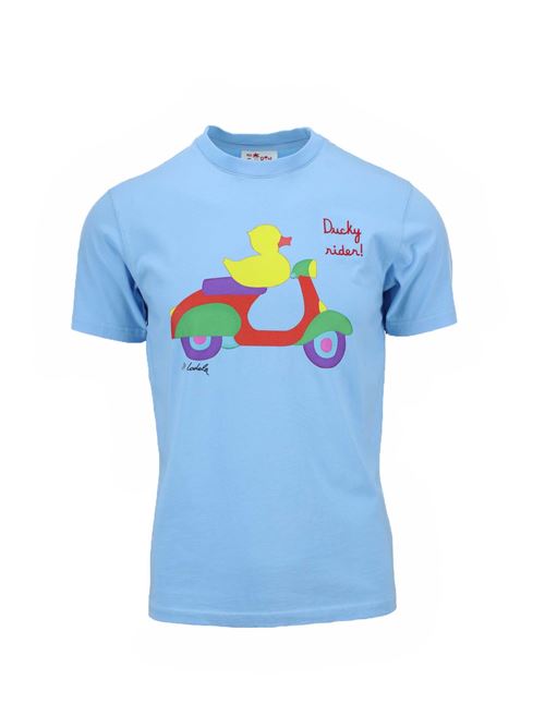 T-shirt special edition Ducky Rider by Marco lodola Saint Barth MC2 | TShirt | TSHM107173D31